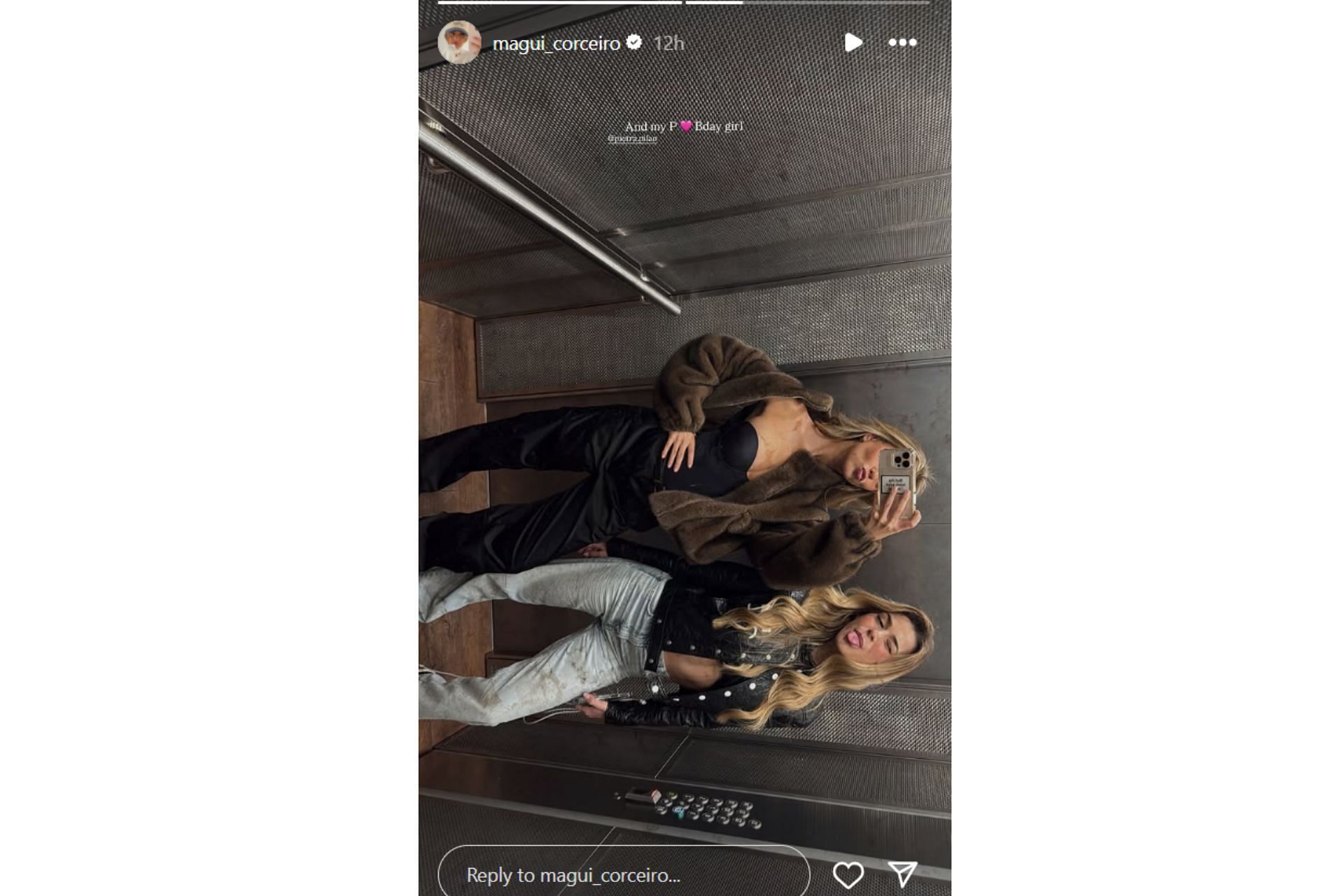 Snapshot of Margarida Corciero's Story...Credits-Instagram